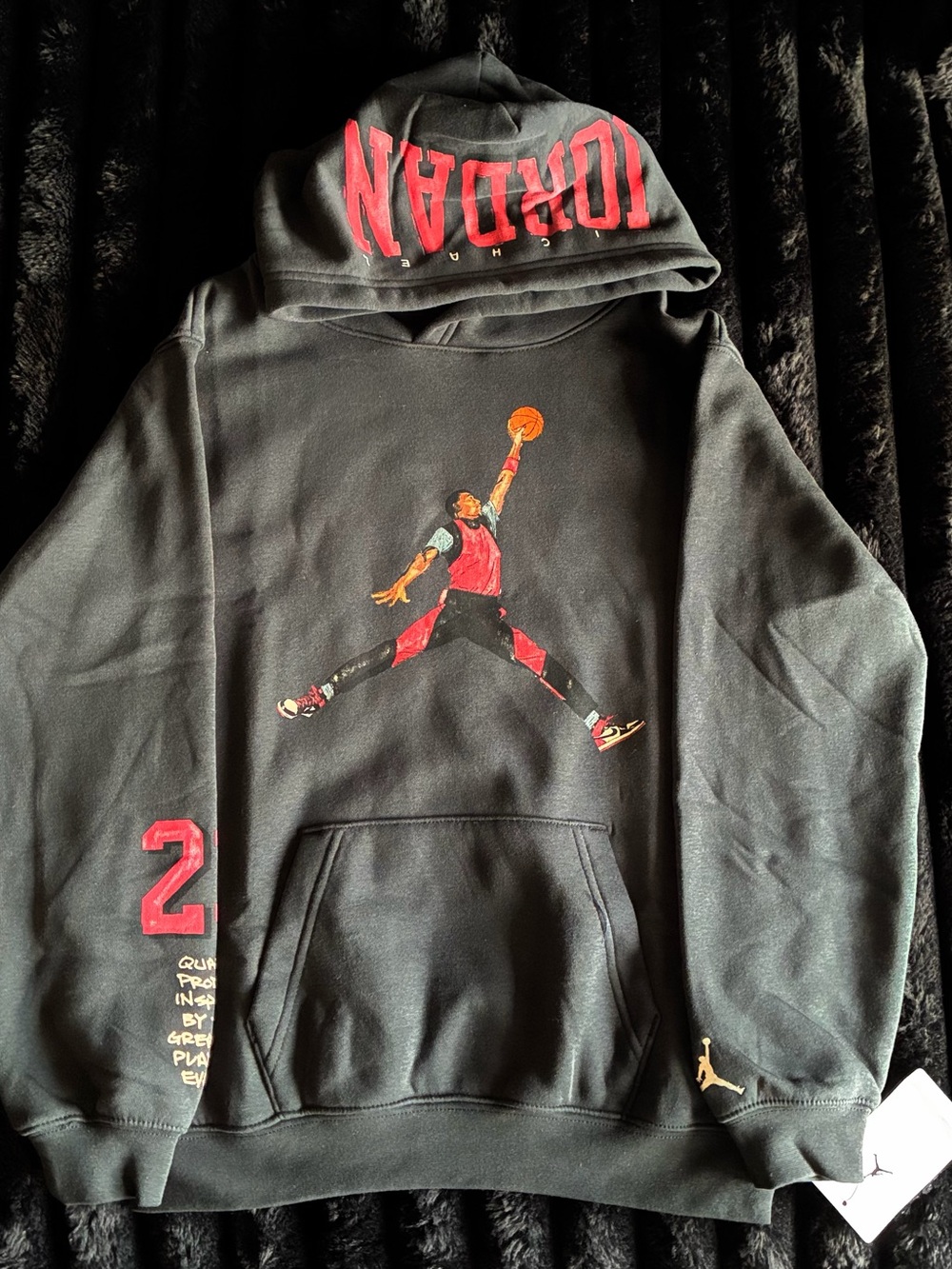 Jordan Graphic Hoodie Youth Large